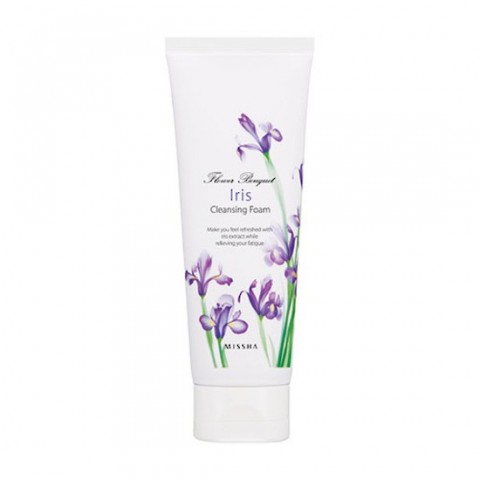 MISSHA FLOWER BOUQUET IRIS CLEANSING FOAM