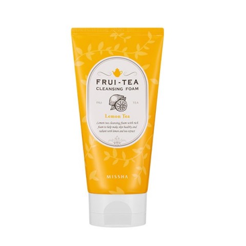 MISSHA FRUI–TEA CLEANSING FOAM (LEMON TEA)