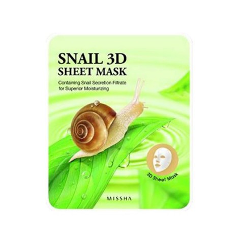 MISSHA HEALING SNAIL 3D SHEET MASK