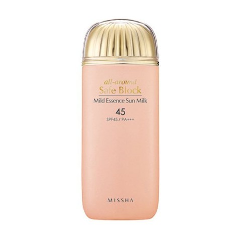 MISSHA ALL AROUND SAFE BLOCK MILD ESSENCE SUN MILK SPF45 PA+++ (70ML)