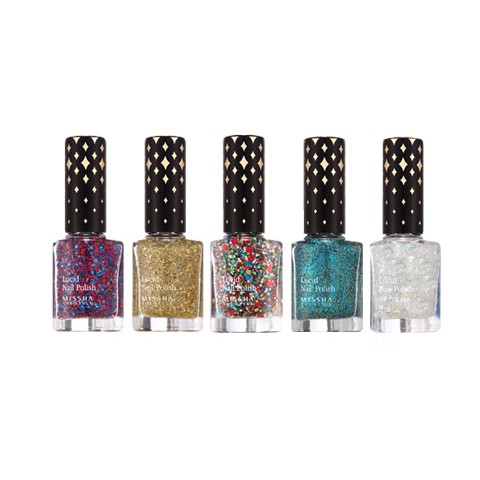 MISSHA THE STYLE LUCID NAIL POLISH DAZZLING 5-SET (COLOR RANDOM)