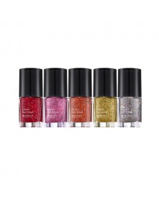 THE STYLE CRYSTAL NAIL POLISH SHOCKING POP 5-SET (COLOR RANDOM)