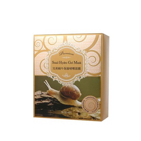 MISSHA PREMIUM SNAIL HYDROGEL MASK SET (10 SHEETS)