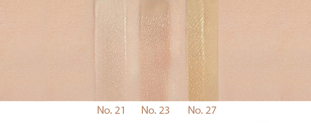 color - 13 bright beige, 21 light beige, 23 natural beige